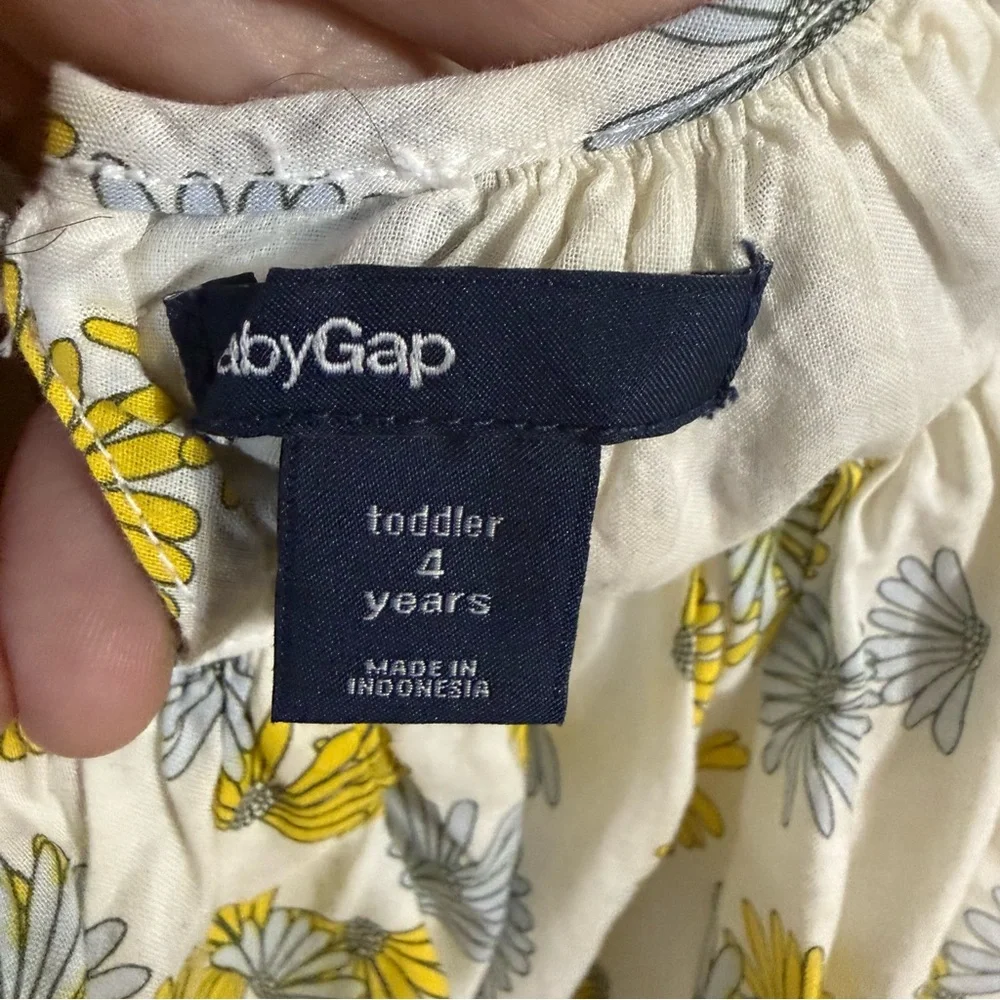 GAP Kids Casual Dress with Yellow and‎ Gray Floral